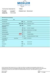 DataSheat. Сертификат